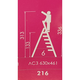 Hat l�pcs�s ac�l h�ztart�si l�tra sz�rke 216
