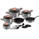Berlinger Haus Moonlight Collection Ed�nyk�szlet, 15 r�szes, Metallic Gray Edition