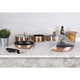 Berlinger Haus ed�nyk�szlet, Metallic Line Rose Gold Edition, 12 r�szes