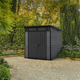 Cortina 7x7 m�anyag kerti t�rol� h�z barn�s sz�rke - antracit