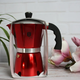 Berlinger Haus Metallic Line 3 szem�lyes kotyog�s k�v�f�z�, burgundy met�l