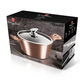 Berlinger Haus Metallic Rosegold Line magas l�bas m�rv�ny bevonattal, met�l k�ls� bevonattal, fed�ve