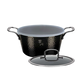 Berlinger Haus Shine Black Collection magas l�bas tit�n bevonattal, k�tf�le fed�vel, 28 cm