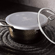 Berlinger Haus Shine Black Collection magas l�bas tit�n bevonattal, k�tf�le fed�vel, 28 cm