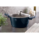 Berlinger Haus Metallic Aquamarine Line magas l�bas m�rv�ny bevonattal, fed�vel, 24 cm