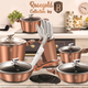 Berlinger Haus Metallic Rosegold Line magas l�bas m�rv�ny bevonattal, met�l k�ls� bevonattal, fed�ve