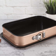 Berlinger Haus Metallic Line kapcsos sz�gletes tortaforma tit�n bevonattal, al�t�ttel, rosegold