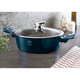 Berlinger Haus Metallic Aquamarine Line l�bas m�rv�ny bevonattal, met�l k�ls� bevonattal, k�tf�le fe
