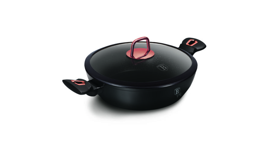 Berlinger Haus Black Rose Collection l�bas m�rv�ny bevonattal, fed�vel, 28 cm