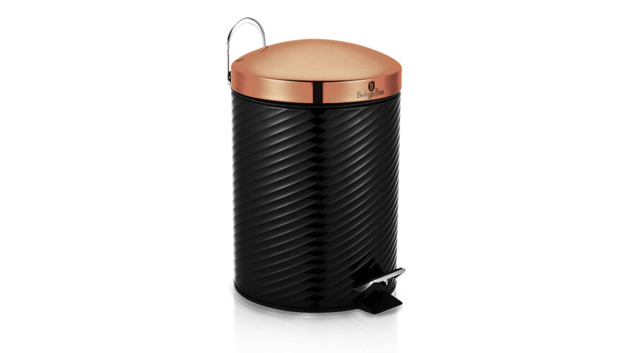 Berlinger Haus Blac Rose Collection rozsdamentes ac�l szemetes, 5 L