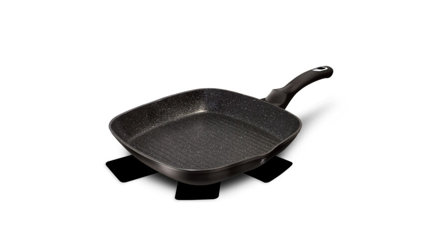 Berlinger Haus Black Silver Collection grill serpeny� m�rv�ny bevonattal, 28 cm