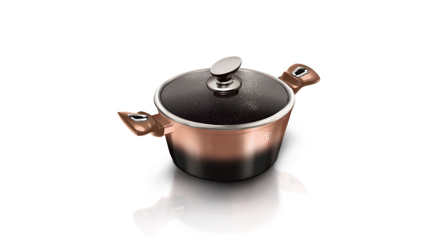 Berlinger Haus Metallic Rosegold Noir magas l�bas m�rv�ny bevonattal, met�l k�ls� bevonattal, fed�ve