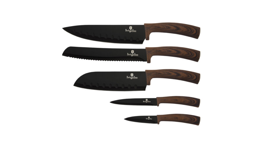 Berlinger Haus Ebony Rosewood Line 5 db-os k�sk�szlet gy�m�nt bevonattal