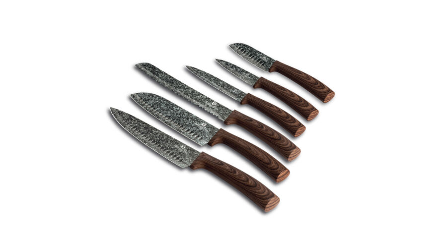 Berlinger Haus Forest Line 6 db-os k�sk�szlet m�rv�ny bevonattal