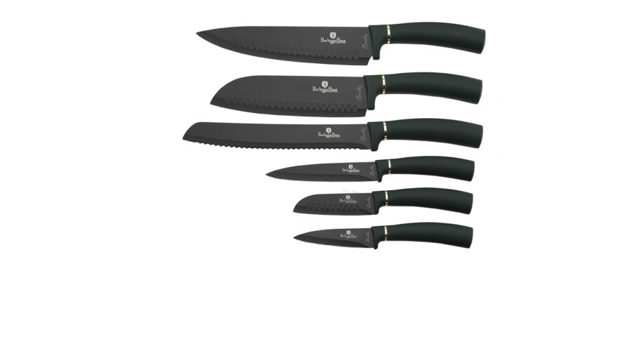 Berlinger Haus Emerald Collection 6 db-os rozsdamentes ac�l k�sk�szlet tapad�smentes bevonattal