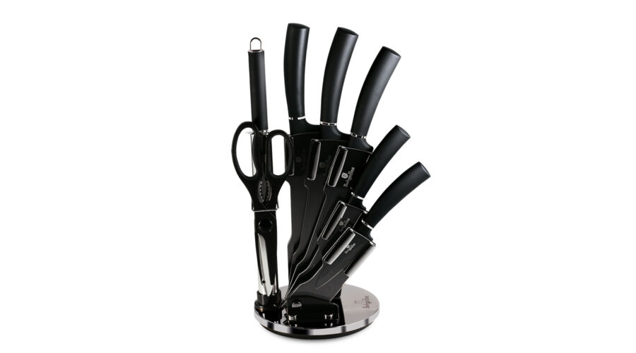 Berlinger Haus Carbon Pro Collection 8 r�szes rozsdamentes k�sk�szlet tapad�smentes bevonattal, �llv