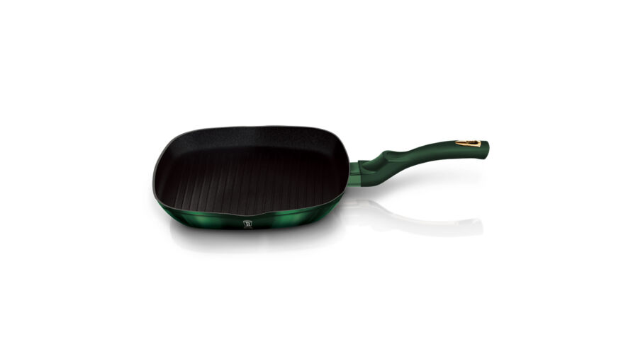 Berlinger Haus Emerald Collection grill serpeny� tit�n bevonattal, 28 cm