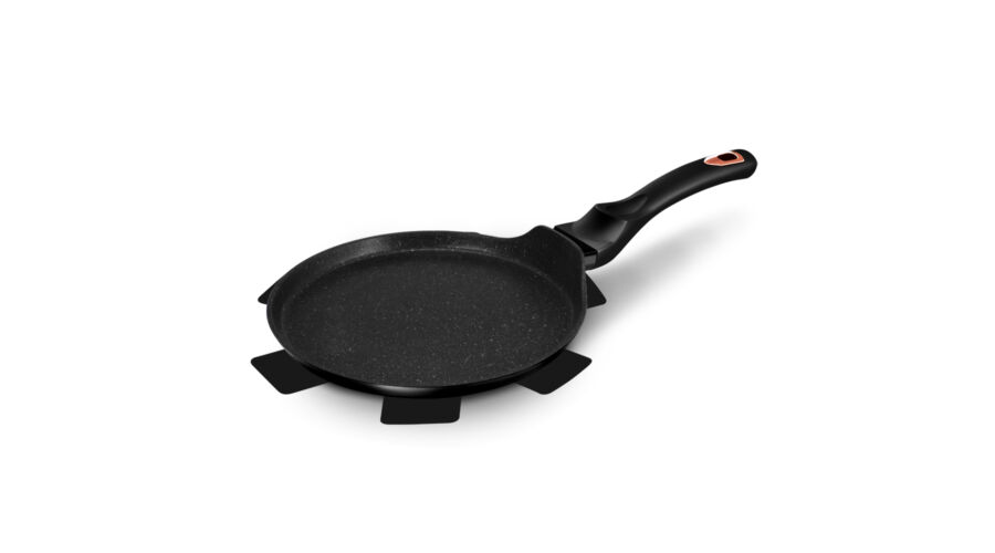 Berlinger Haus Black Rose Collection palacsintas�t� m�rv�ny bevonattal, 28 cm