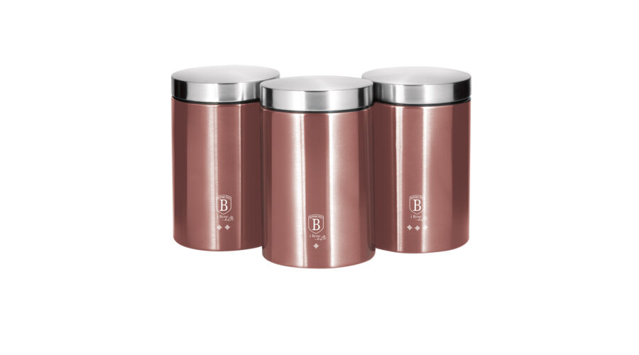 Berlinger Haus I-Rose Collection 3 db-os konyhai t�rol�doboz k�szlet