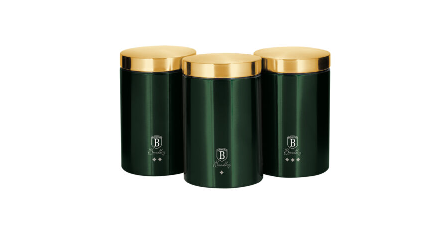 Berlinger Haus Emerald Collection 3 db-os t�rol�doboz k�szlet