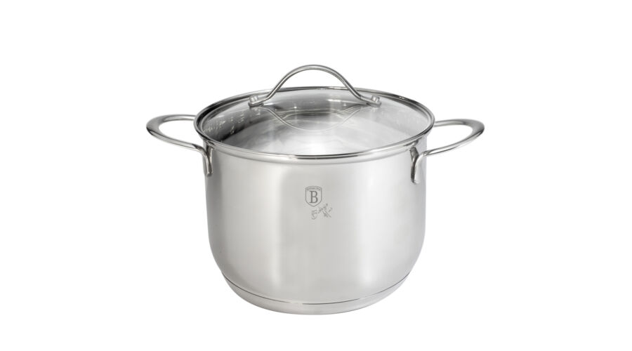 Berlinger Haus Silver Jewellery Collection rozsdamentes ac�l faz�k h��ll� �veg fed�vel, 28 cm, 12.5 