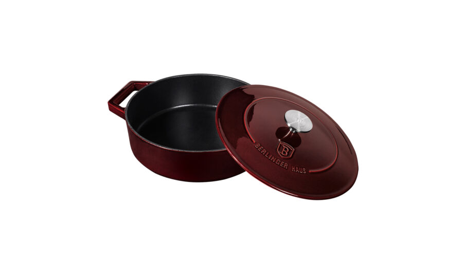Berlinger Haus Metallic Burgundy Line �nt�ttvas l�bas fed�vel, 26 cm, burgundy
