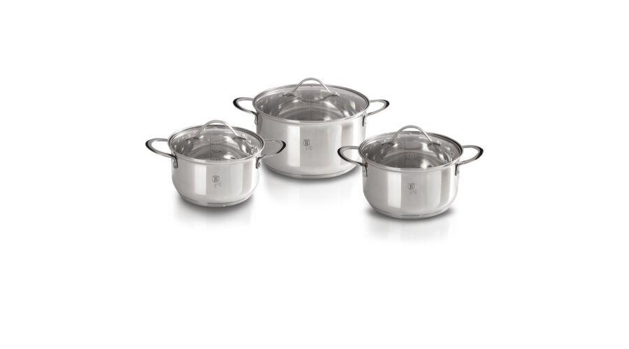 Berlinger Haus Silver Jewellery Collection 6 r�szes rozsdamentes ac�l ed�nyk�szlet