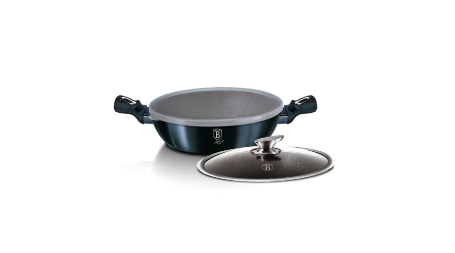 Berlinger Haus Metallic Aquamarine Line l�bas m�rv�ny bevonattal, met�l k�ls� bevonattal, k�tf�le fe