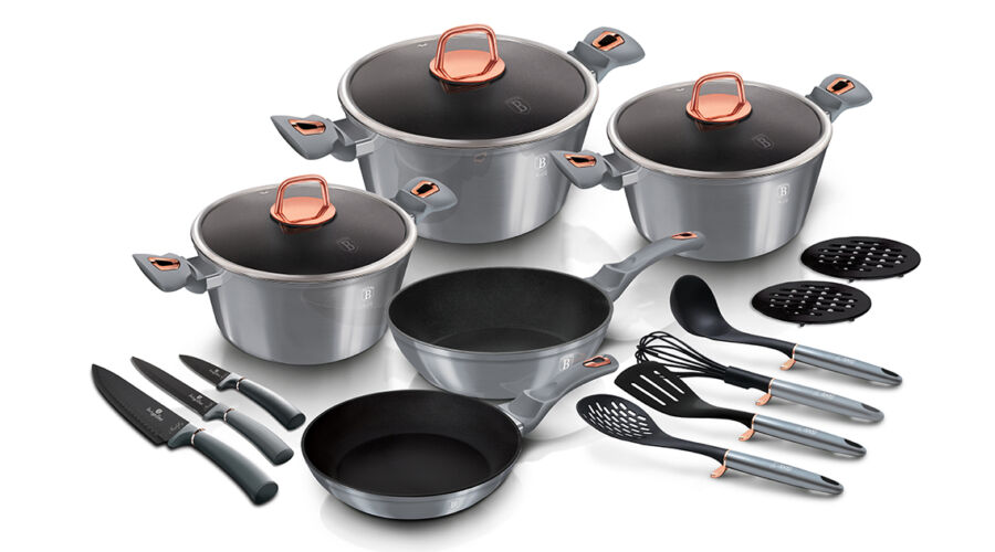 Berlinger Haus Moonlight Collection 17 r�szes ed�nyk�szlet tit�n bevonattal