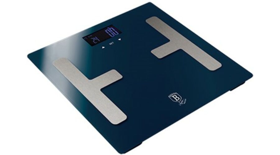 Berlinger Haus Metallic Aquamarine Line digit�lis testanaliz�l� szem�lym�rleg, s�t�tk�k