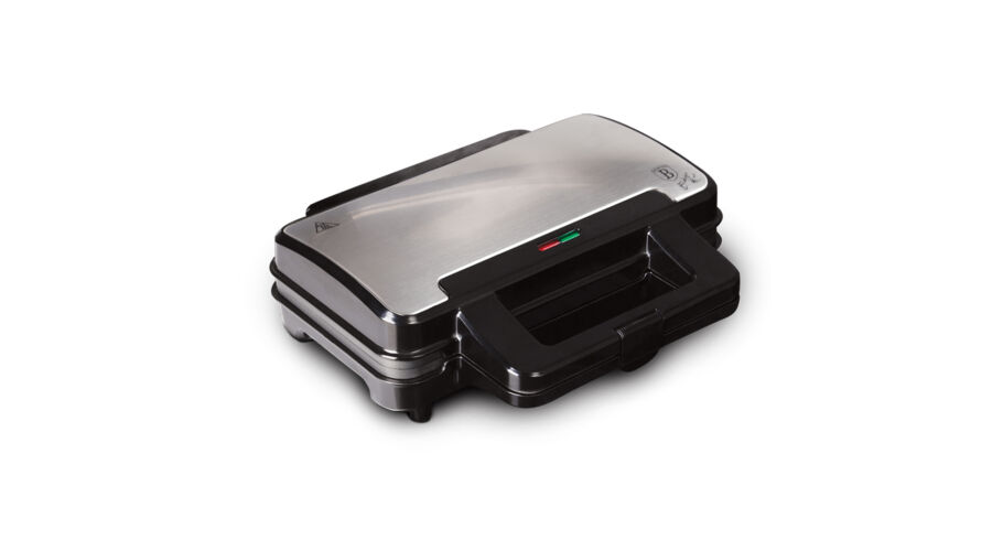 Berlinger Haus Royal Black Collection elektomos szendvicss�t� tit�n bevonattal, ez�st/fekete