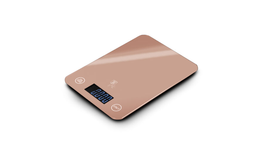 Berlinger Haus Metallic Rosegold Line digit�lis konyhai m�rleg LCD kijelz�vel