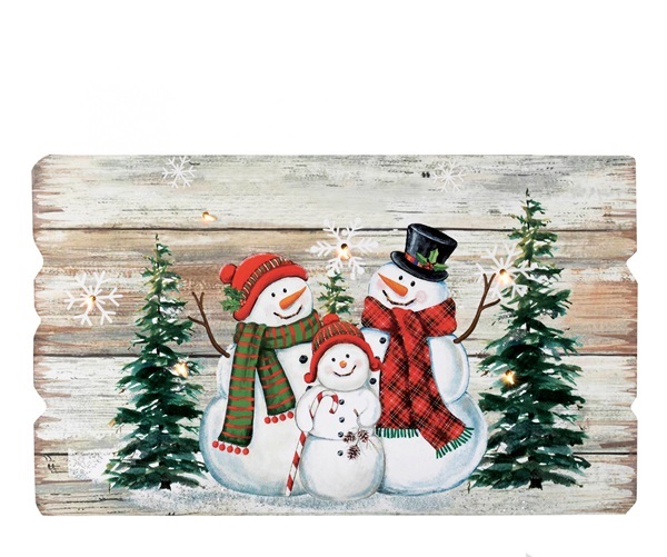 Belt�ri vil�g�t� fa k�p, 6 db LED, meleg feh�r