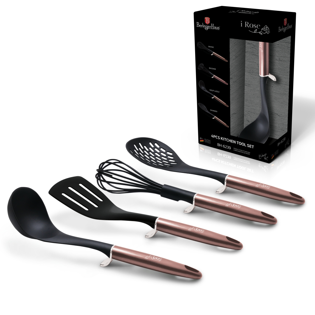 Berlinger Haus konyhai eszk�zk�szlet, 4 r�szes, I-Rose Collection