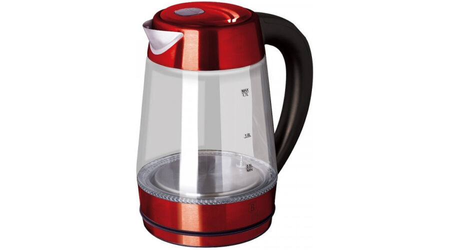 Berlinger Haus Metallic Burgundy Line rozsdamentes ac�l elektromos v�zforral� h�fokszab�lyz�val, 1,7