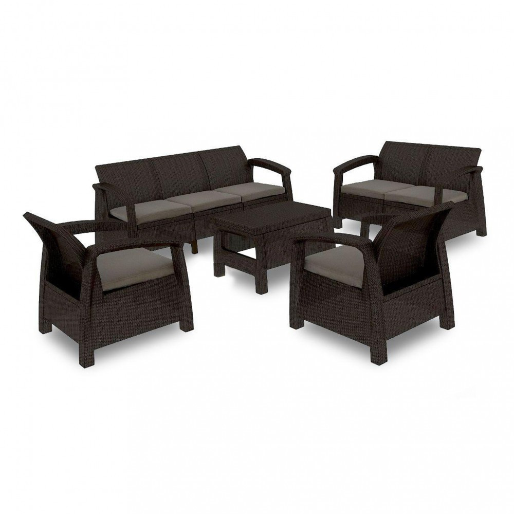 Corfu max set m�anyag kerti b�tor garnit�ra barna - meleg taupe