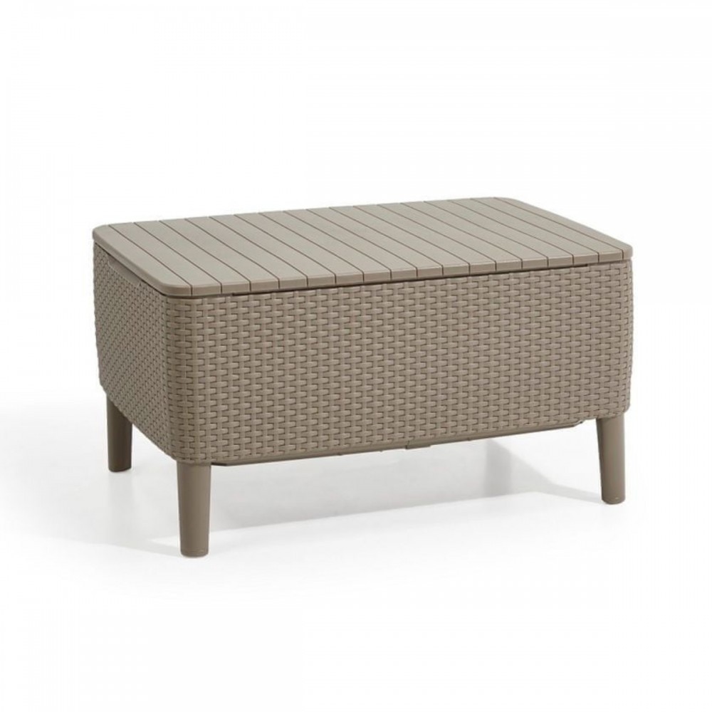 Salemo m�anyag kerti asztal cappuccino