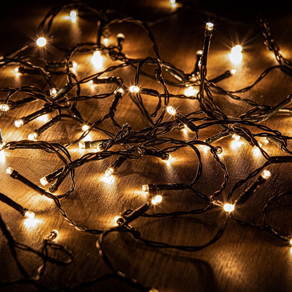 K�lt�ri LED F�nyf�z�r 240 db meleg feh�r LED-del