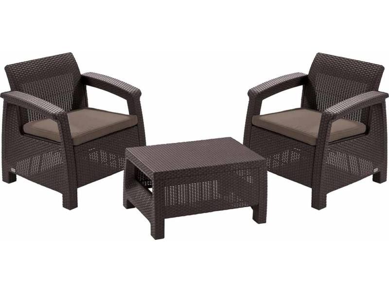 Corfu Weekend m�anyag kerti b�tor garnit�ra barna - meleg taupe