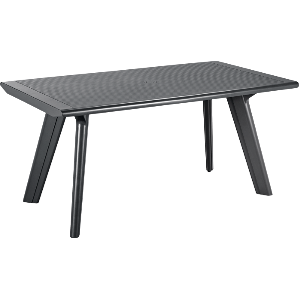 Dante m�anyag kerti asztal antracit sz�rke