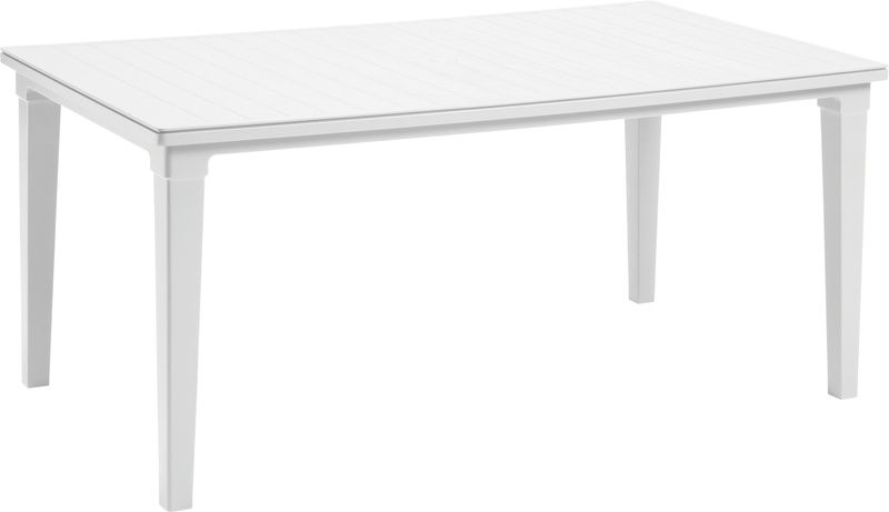 Futura m�anyag kerti asztal feh�r