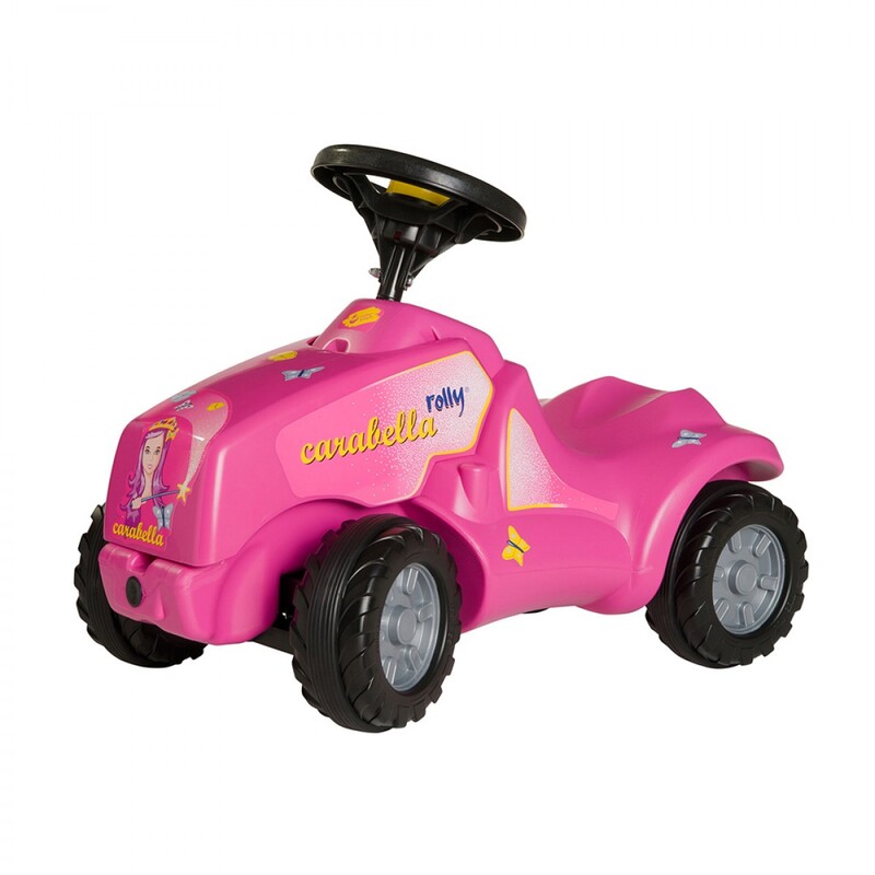 Rolly Minitrac Carabella l�bbal hajt�s traktor pink
