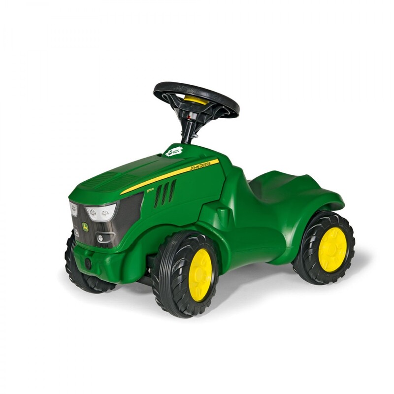 Rolly Minitrac John Deere 6150 R l�bbal hajt�s mini traktor z�ld