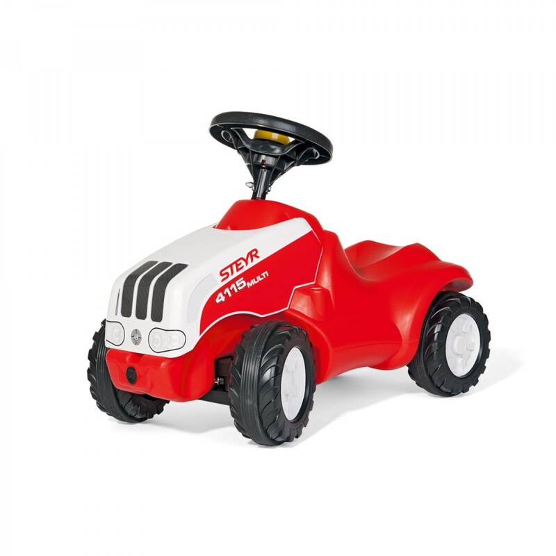 Rolly Minitrac Steyr 4115, l�bbal hajt�s mini traktor piros