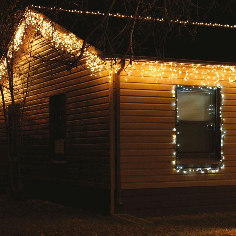 K�lt�ri toldhat� j�gcsapf�z�r, meleg feh�r, 101 LED, 3 x 0,4 m