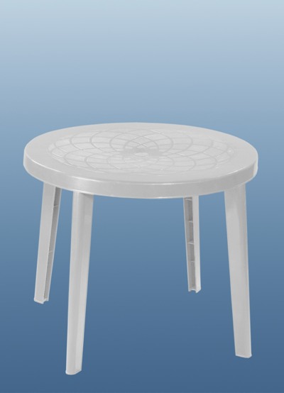 Laura m�anyag kerti asztal feh�r - Flair