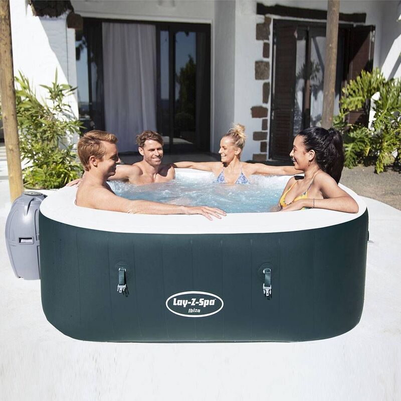 Lay-Z-Spa Ibiza AirJet felf�jhat� jakuzzi 180 x 180 x 66 cm