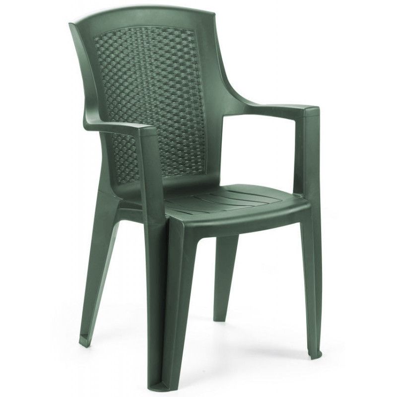 Eden rattan hat�s� karf�s m�anyag kerti sz�k z�ld O230