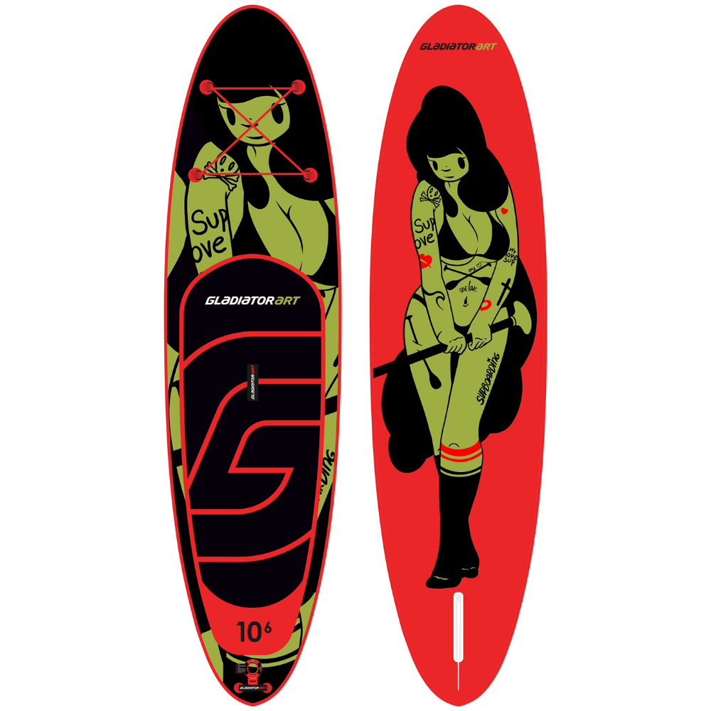 Gladiator Art TATTOO 10,6 felf�jhat� sup deszka 323 x 81 x 12 cm