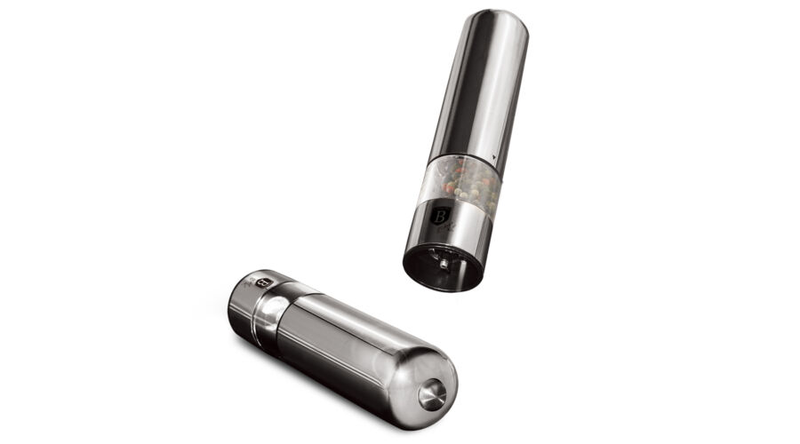 Berlinger Haus Metallic Carbon Line 2 db-os elektromos f�szermalom k�szlet LED f�nnyel